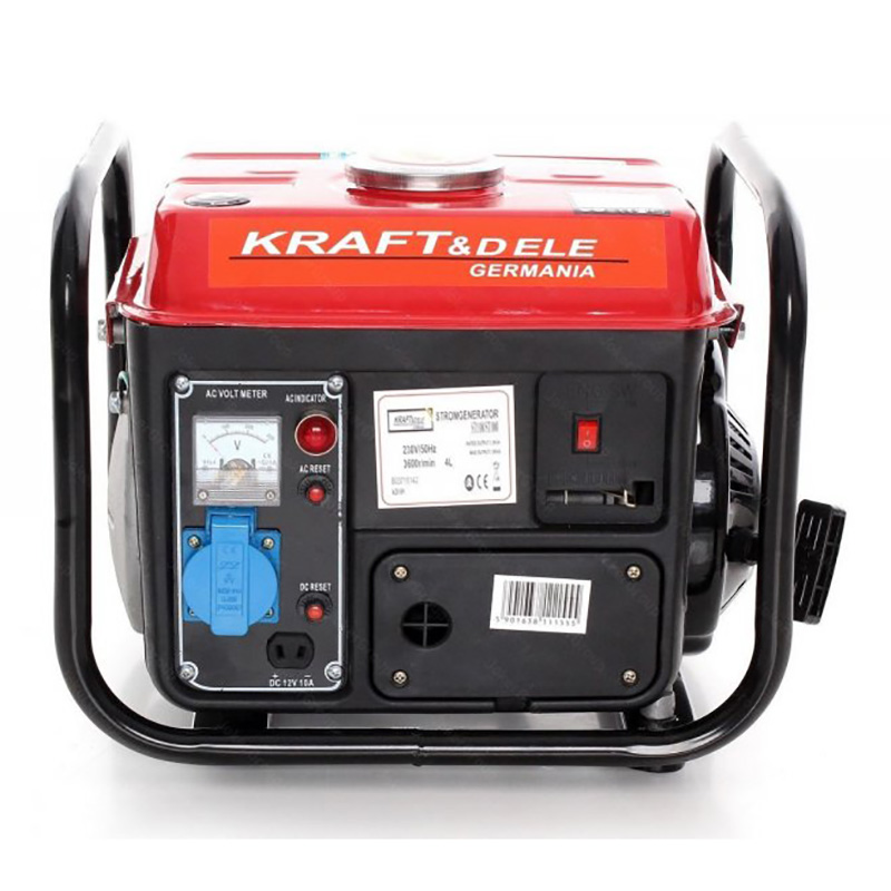 Генератор бензиновий KRAFT&DELE 1 фаза (220В), 0,8кВт, (KD-109)